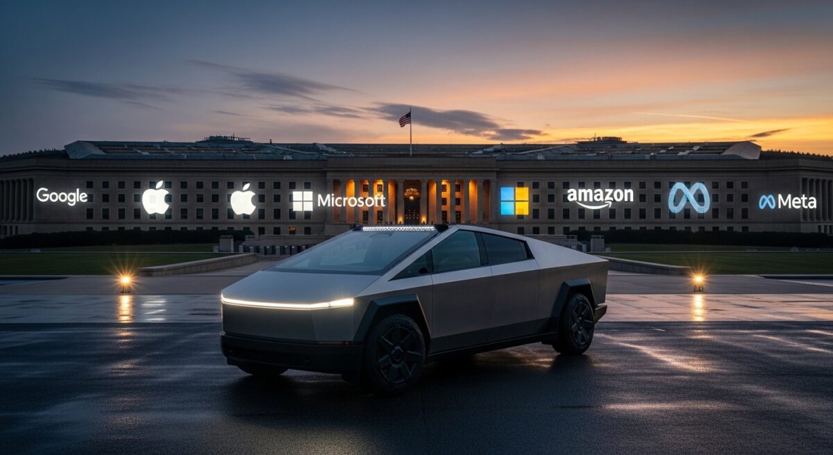 Pentagon big tech Tesla cybertruck